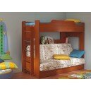 Кровать двухъярусная с диваном
