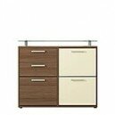 "Ари" Тумба для обуви SBUT 3D2S GERA-мебель(BRW)