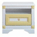 "Клео" Тумбочка прикроватная 1SО GERA-мебель(BRW)