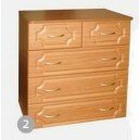 "Спальня МДФ Яблоня" Комод