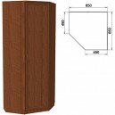 Шкаф угловой с зеркалом со штангой и полками "Гарун" 400