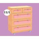 Комод Модуль 11/1 детская Машенька