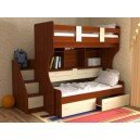 Двухъярусная кровать Дуэт 4