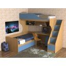 Двухъярусная кровать Дуэт 5 без лестницы