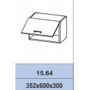 Шкаф навесной 352мм 15.64 Селена
