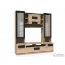 Шкаф комбинированный Астория НМ 013.07 Л с гравировкой