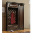 Прихожая Благо-5 МДФ Экокожа ЛДСП