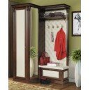 Прихожая угловая с зеркалом и шкафом Б5.8-6