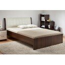 Кровать Гнутая спинка мягкая 1600