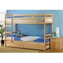 Кровать двухъярусная Массив с ящиками 