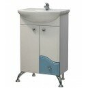 Тумба Нарцисс 50 МВ1 бело-голубая