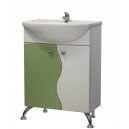 Тумба Флокс 60 цвет белый фисташковый