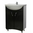 Тумба Палермо 60 цвет черный глянец