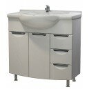 Тумба Гротеск 85 DВ3 цвет белый