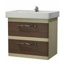 Тумба подвесная Gentry 70 DВ2 цвет клен/старое дерево