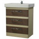 Тумба подвесная Gentry 70 DВ3 цвет клен/старое дерево