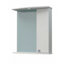 Шкаф-зеркало Крокус 50С белый правый