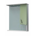 Шкаф-зеркало Палермо 60С фисташковый