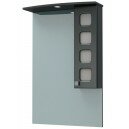 Шкаф-зеркало Manhattan 65С черный металлик Glass