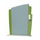 Зеркало Бормио 65С белый с оливой