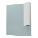 Шкаф-зеркало Верона 85 белый правый