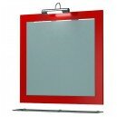 Зеркало Quattro 70C красный глянец