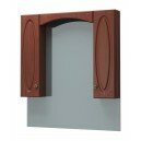 Шкаф-зеркало Милана 90С вишня