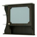 Шкаф-зеркало Kordesa 80C венге темный/дуб выбеленный