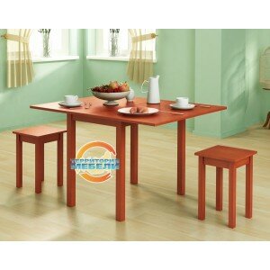 Стол обеденный раскладной прямая нога (БМ-05-34-00)